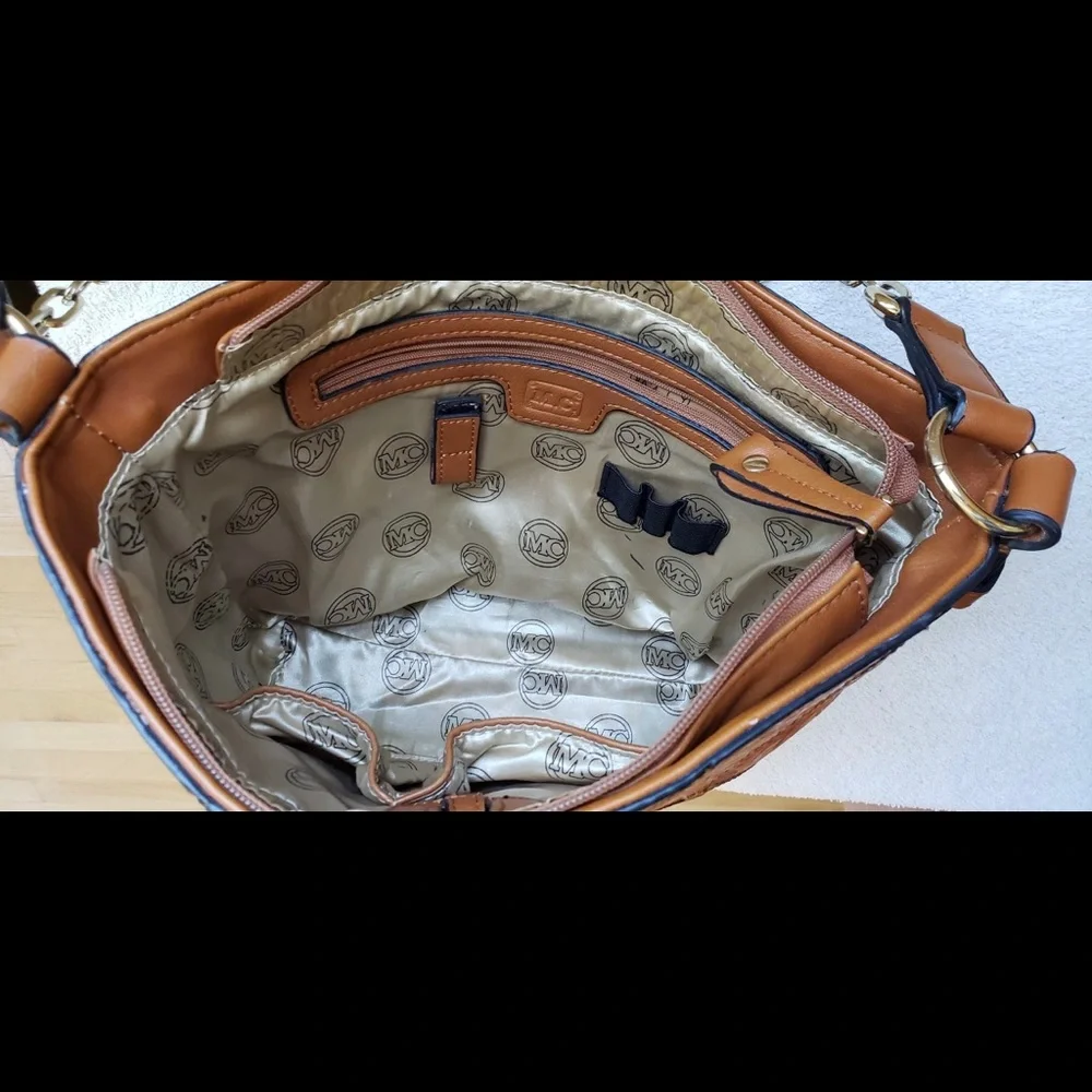 MC Brown Embossed Purse - Picture 14 of 15